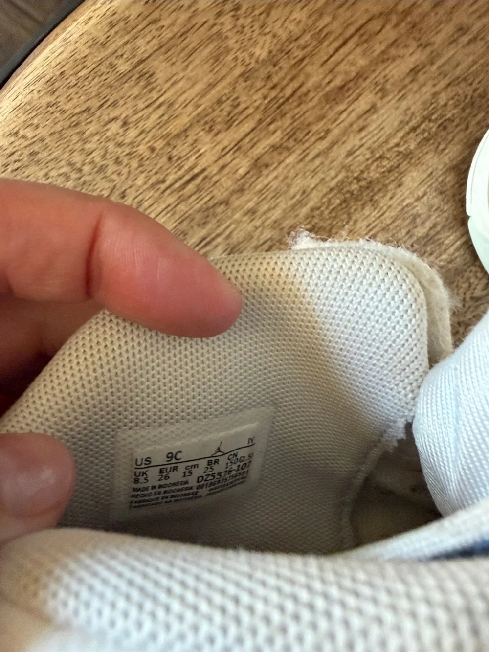 Jordan Kids White and Yellow Accent High-Top Sneakers
